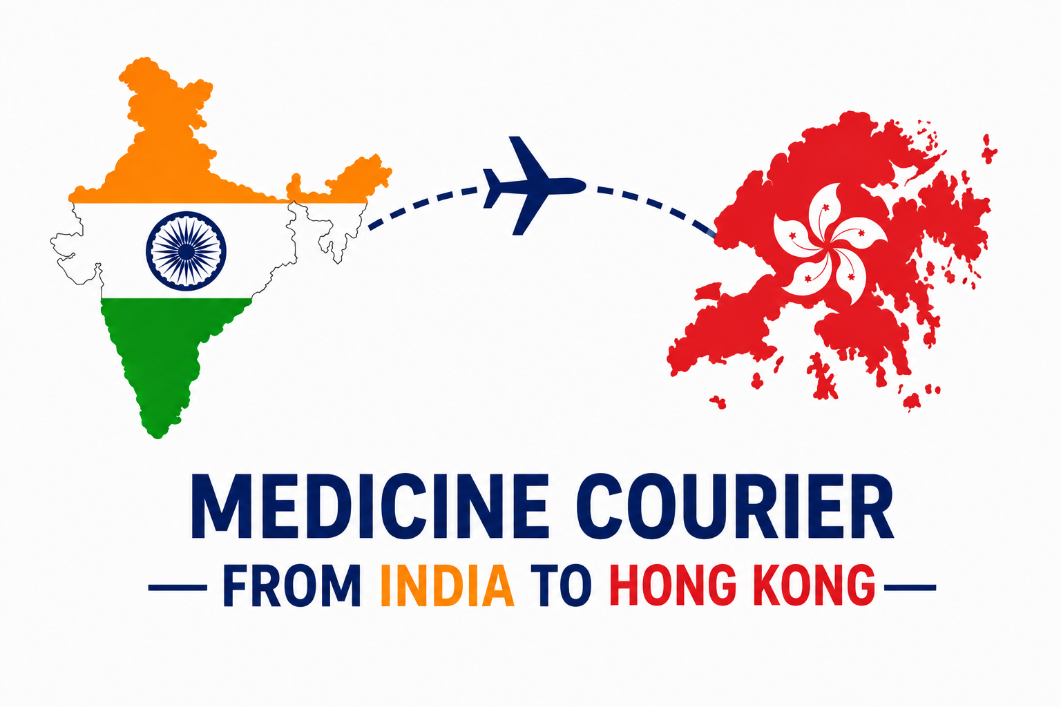 Medicine Courier From India to Hong Kong - Fast Shipping